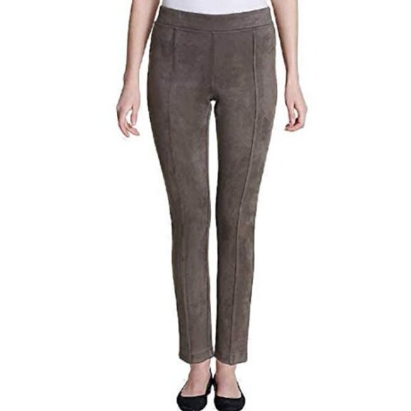 Andrew Marc Women's Super Soft Stretch Faux Suede Pull On Pant - XS - Picture 1 of 8